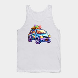 90s Retro Baby Car Tank Top